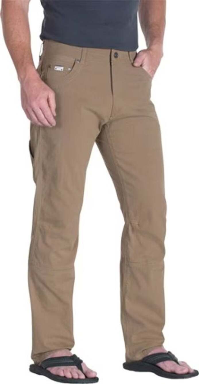 KUHL Radikl Pants Mens 36x30 Brown Stretch Panel Hiking Outdoor Travel Utility